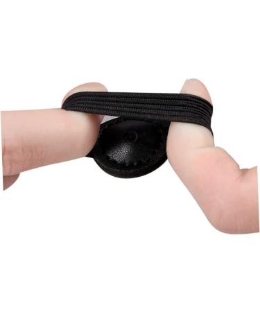 FOMIYES Magnetic Toe Covers - Set of 2 | Flex Tools for Body Sculpting | Drainage & Therapeutic Ring | Black Leather Magnet Toe Separators - Buy Online on SooperMarket.com