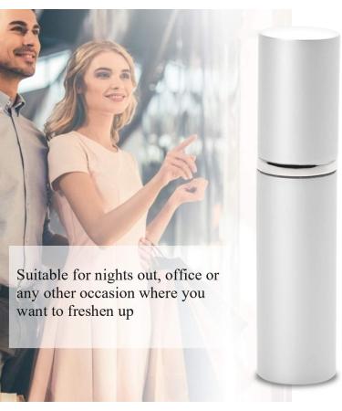 Refillable Perfume Bottle Portable Pump Lotion Atomizer with 6 Colors Ideal for Storing Liquid Substances (Silver) - Buy Online on SooperMarket.com