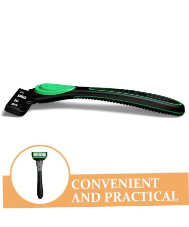1 Set Razor Shavers for Men - Stainless Steel Manual Hair Clippers with Rubber Handle - Perfect for Smooth Shaving - Buy Online on SooperMarket.com