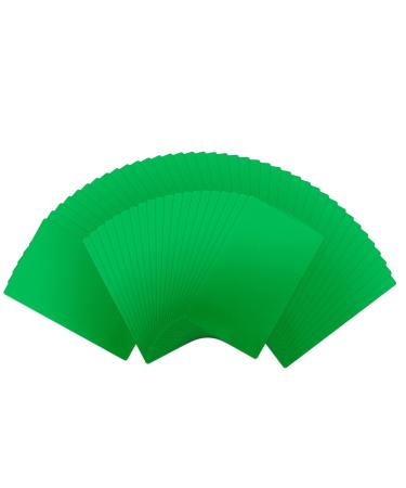 Green Metal Business Cards Laser Engraving Blanks 60 PCS Sublimation Metal Cards Aluminum Blanks for Engraving  DIY  Gift Cards  Office Name Cards (3.38'' x 2.12'' x 0.007'')