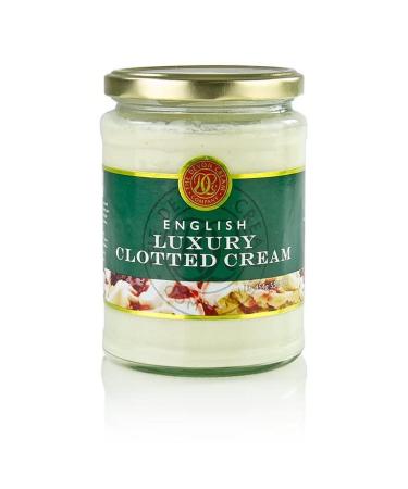 Queenmew English Clotted Cream Solid Cream 55% Fat 454 g