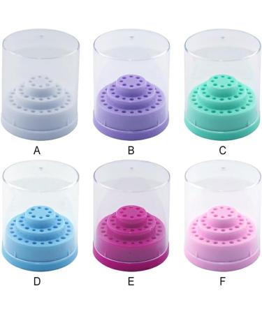Dajidafu Safe And Hygienic Nail Drill Grinding Bit Holder Box For Clean And Sanitary PP 48 Holes Nail Drill Bits Holder Easy green - Buy Online on SooperMarket.com