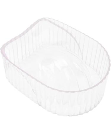 Acrylic Soften Dead Skin Clean Nail Manicure Wash Soaker Tray Nail Art Hand Wash Remover Soak Bowl Hand Soaking Bowl for Beauty Salon (Transparent) - Buy Online on SooperMarket.com