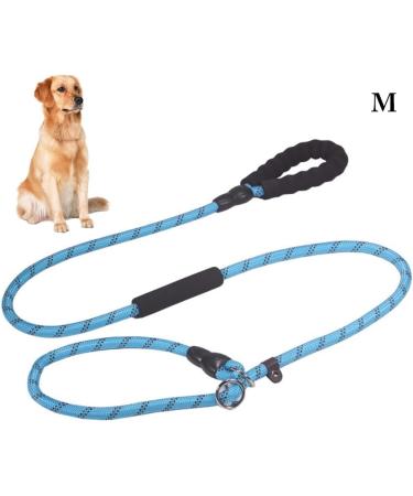 yeesport Dog Leash Nylon 5.9ft - Heavy Duty Nonslip Outside Outdoor Running Jogging Padded Handle Puppy Training Leash Blue M - Buy Online on SooperMarket.com