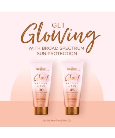 Coppertone Glow Protect and Tan Sunscreen Lotion + Gradual Self Tanner SPF 30 - 5 Fl Oz Tube (Pack of 2) - Buy Online on SooperMarket.com