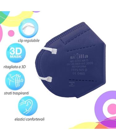 Buy Rotoform FFP2 Masks - 5-Layer Colorful Protection CE2233 Certified BFE 94% EN 149:2001+A1:2009 International Shipping Available - Buy Online on SooperMarket.com