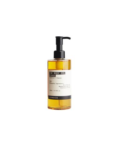 JUNO & Co. Shower Oil Body Wash with Rice Bran Oil Meadowfoam Seed Oil and Calendula Extract to Moisturize Balance and Soften Skin - Body Wash Oil 9.13 fl oz for Women/Men