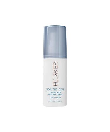 Flower Beauty Seal The Deal Setting Spray, Hydrating and Flawless Finish for All Day Face Makeup, Cruelty-Free 3.4fl oz