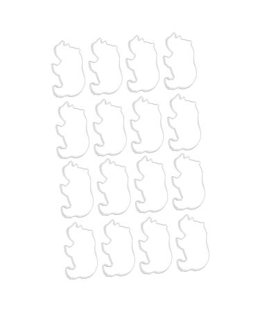16 Pcs Fondant Making Molds Cookie Mold Cake Mold Cakes Baking Tools Cookie Cutters Rustproof Dessert Stainless Steel Cookies Mold Biscuit Molds Muffin Small Tools Modeling 9X5cmx2pcs Silverx2pcs