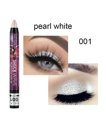 Go Ho 2PCS Silver & White Eyeshadow Sticks - Ultra Pigmented Shimmer Eye Shadow Pens - Buy Online on SooperMarket.com