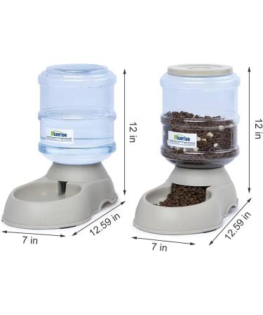 BLUERISE Automatic Dog Water Bowl Dispenser - Self-Feeding Gravity Refill for Pets - BPA-Free & Easy to Clean - Buy Online on SooperMarket.com