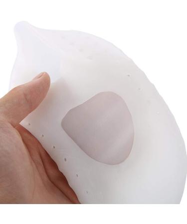 Silicone Gel Moisturizing Socks - Foot Care Tool for Women Men | Anti-Cracking & Anti-Slip Heel Protector | High Elastic and Moisturizing | Medium Blanco - Buy Online on SooperMarket.com