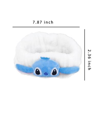 Cartoon Stitch Headband for Girls Women - Adjustable Elastic Hair Band for Makeup and Spa - HB-Sti - Buy Online on SooperMarket.com