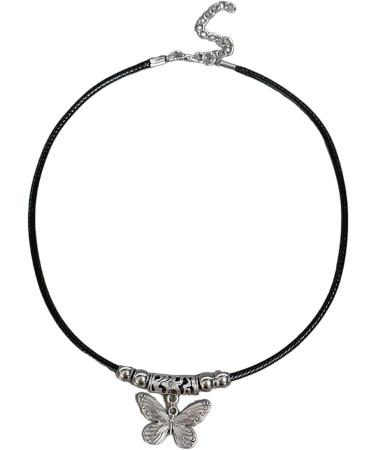 Oralgo Butterfly Necklace - Adjustable Ethnic Collarbone Chain for Women | Fashionable Jewelry International Shipping - Buy Online on SooperMarket.com