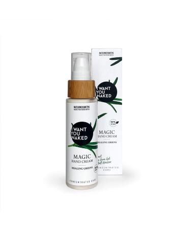 MAGIC HAND CREAM Healing Greens|Intensively nourishing light hand cream with aloe vera gel & rosemary. Without water