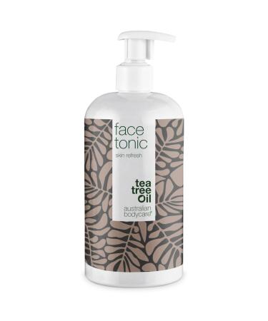 Face Tonic 500ml - Alcohol Free face Tonic with Tea Tree Oil - Cleanser for Blemishes Spots pimples and Acne Prone Skin Natural & Pharmaceutical Grade Australian Tea Tree Oil 500 ml (Pack of 1)