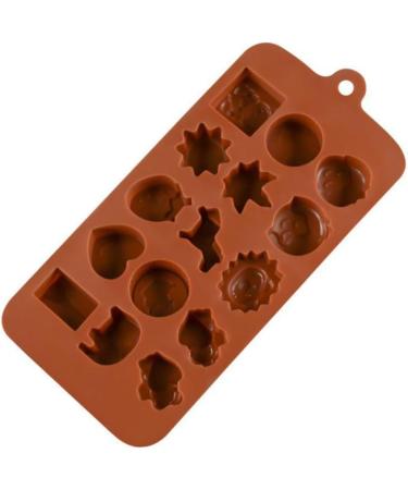 3pcs 15 Fudge Molds Non-Stick Mold Cartoon Animal Mold Silicone Mold Fondant Molds Bakeware Silicone Candy Mold Silicone Baking Molds Candy Molds Biscuits Cake Chocolate Candies mediumx3pcs Coffeex3pcs - Buy Online on SooperMarket.com