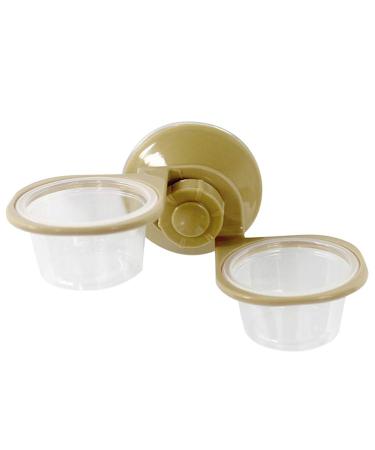 VILLCASE Gecko Feeding Ledge Gecko Feeder Ledge Suction Cup Feeder for Small Reptiles