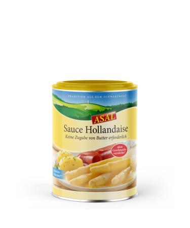 Sauce hollandaise calorie reduced without flavor enhancers for 2.5 liters-delicious fat-reduced and tender-creamy sauce for asparagus and vegetables gluten-free up to 90% less fat and 80% less carbohydrates child-like preparation with water no additional 