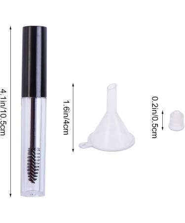 5pcs Eyelash Wands Terrarium Glass Containers Lash Disposable Mascara Empty Mascara Tube Plastic Mascara Tube Empty Tube Empty Eyelashes Bottle Eyelash Brush Tube - Buy Online on SooperMarket.com