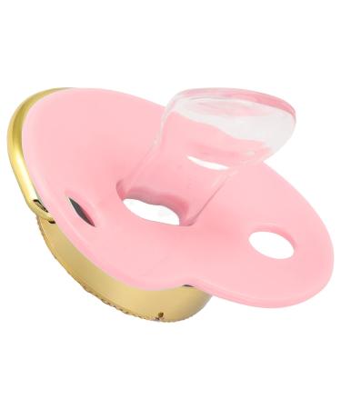 Portable Pink Baby Pacifier - Built-in Silicone Closed Loop Design for Home Use - Buy Online on SooperMarket.com