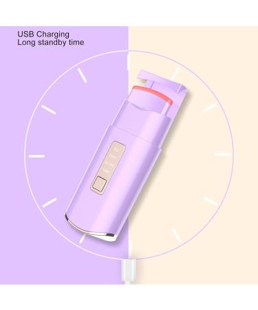 Quick Heat Up Electric Heated Eyelash Curler | 3 Temp Settings | Long-Lasting Curls & Gentle Silicone | International Shipping Available - Buy Online on SooperMarket.com