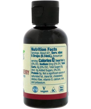 Now Foods Better Stevia Pomegranate Blueberry Zero-Calorie Liquid Sweetener - 2 fl oz - Buy Online on SooperMarket.com