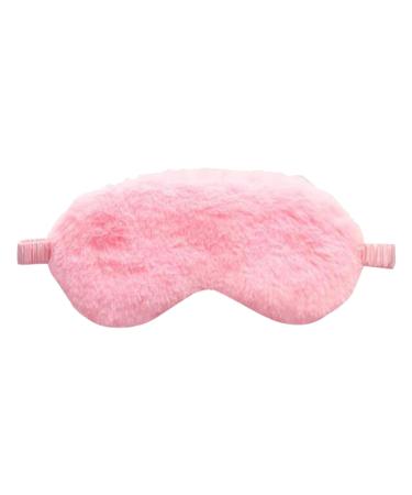 1PC Sleeping Mask Sleeping Blindfold Soft Plush Eye Masks Cute Cloud Eye Plush Cover Nap Health Eye Mask Eyepatch Cover Pink 1 Count (Pack of 1)