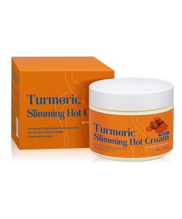 Turmeric Hot Cream Turmeric Body Building Cream Turmeric Slimming Hot Cream Fat Burning Cream Anti-cellulite Full Body Slimming Cream Skin Tightening Cellulite Body Lotion