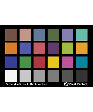 Pixel Perfect Camera Color Correction Card - 5" x 7" for Photo and Video - Reference Tool Grey Card Target White Balance Exposure Temperature Color Calibration Chart (2-Pack)