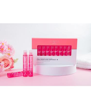 Signature Professional Collagen Hair Ampoule - K-Beauty Hair Treatment | 10 x 13ml | International Shipping - Buy Online on SooperMarket.com