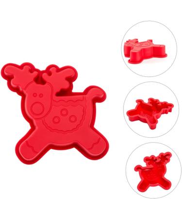 MAGICLULU 6 Pcs Baking Mold Silicone Candy Mold Candy Gummies Silicone Cake Mold Xmas Baking Xmas Silicone Gum Paste Molds Christmas Fondant Silica Gel Dessert Child Household - Buy Online on SooperMarket.com