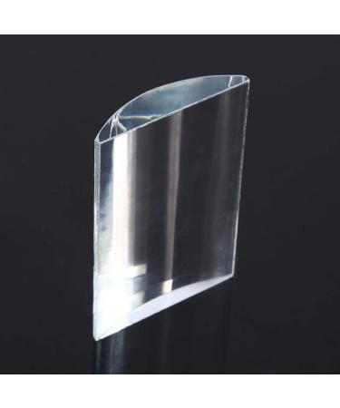Curved Glass Eyelash Pad - Large Volume Extension Stand & Adhesive Palette for False Eyelashes - Buy Online on SooperMarket.com