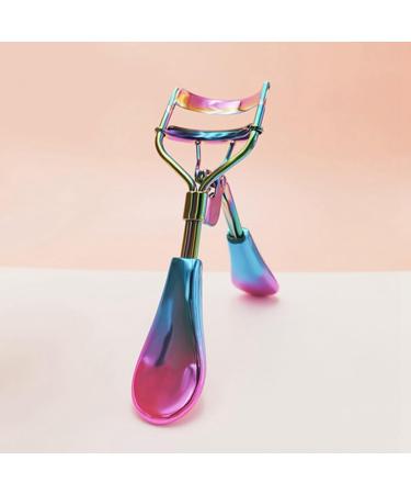 Professional Lightweight Non-Slip Silicone Eyelash Curler - Long Lasting & Portable Makeup Tool for Flawless Lashes - Buy Online on SooperMarket.com