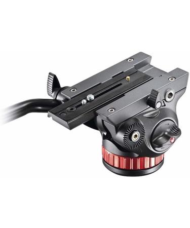 Manfrotto MVH502AH Video Head for Compact and DSLR Cameras - Ideal for Filming, Videography, Vlogging, and Live Streaming - Buy Online on SooperMarket.com