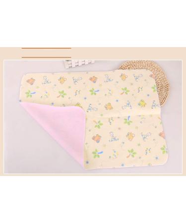 Wrap Pad 4-Pack | Yworld Cotton Bamboo Fiber Waterproof & Breathable Reusable Diaper Liners - 20x28in Light Color Series - Buy Online on SooperMarket.com