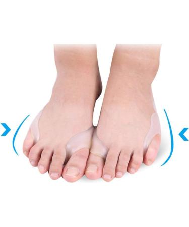 JHGCCL Toe Separators - 2 Pairs for Overlapping Toes, Valgus Orthosis Brace, Bunion Corrector | Orthopedic Stretch Band - Buy Online on SooperMarket.com