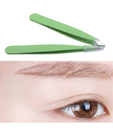 2-Pack Precision Eyebrow Tweezers - Stainless Steel Pointed & Sloping - Ideal for Ingrown Hair & Plucking - Essential Beauty Tool for Men & Women - Buy Online on SooperMarket.com