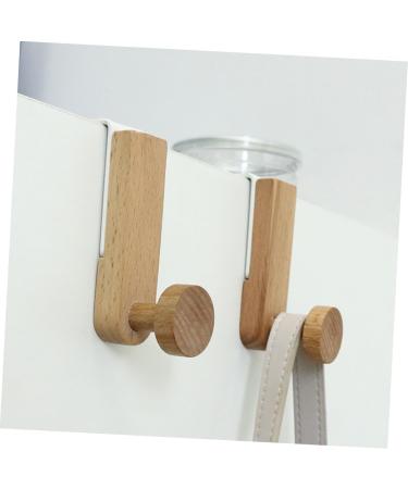 Alipis Wood Cupboards Hat Home Door Hooks Hats Key Coat Hanging Wooden Iron Bedroom Hook Umbrella Punch - Buy Online on SooperMarket.com
