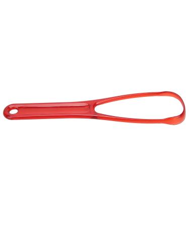 Buy Tongue Scraper - Plastic Tongue Cleaner & Brush for Fresh Breath | Heal Bad Breath for Adults & Kids (Red) - Buy Online on SooperMarket.com