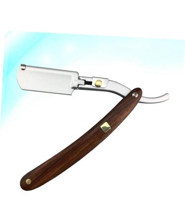 Angoily 2pcs Cutlery Holder - Safe Manual Razor for Men with Wooden Handle & Metal Design | International Shipping Available - Buy Online on SooperMarket.com