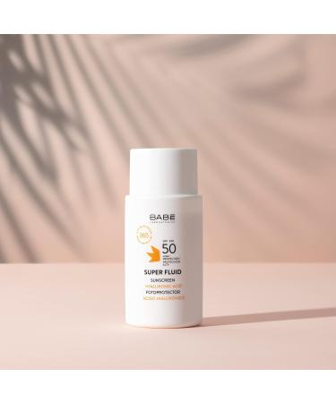 Babe Super Fluid Sunscreen SPF 50ml - Lightweight Broad Spectrum Protection for All Skin Types - Fast Worldwide Shipping - Buy Online on SooperMarket.com
