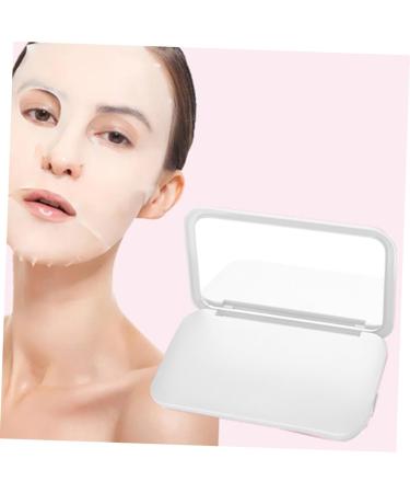 minkissy Mask Heater Portable Makeup Mirror Portable Heaters Portable Vanity Mirror Facial Mask Warmer Abs Care White Heating Instrument - Buy Online on SooperMarket.com