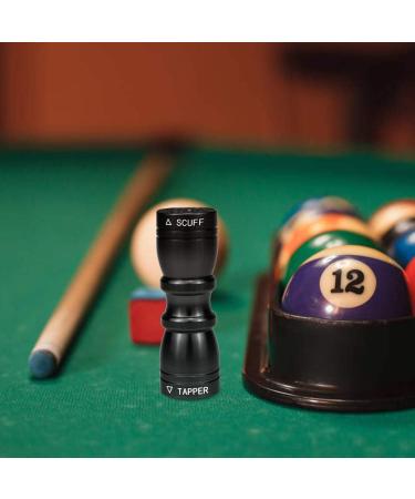 SelfTek 1Pc Snooker and Pool Cues Tips Bowtie 3 in 1 Tip Tool with Tapper Scuff and a Tips Pick black - Buy Online on SooperMarket.com