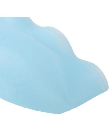 Hair Dye Cap Silicone Hair Highlighting Cap Punching Reusable Convenient Use with Hook Needle for Hair Salon (Blue) - Buy Online on SooperMarket.com