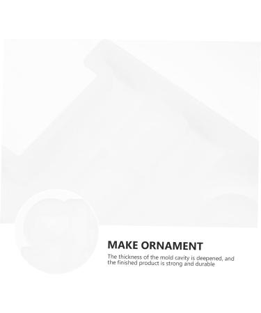 STOBOK Silicone Mold Candle Molds Ornament Jewelry Charms Mould Love Sign Silicone Die Crystal Epoxy Crafts White 13.3X13cm - Buy Online on SooperMarket.com