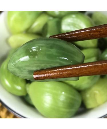 Laba Jade Garlic Pickled Vegetable with Vinegar & Fresh Green Garlic - 250g Bag - Buy Online on SooperMarket.com