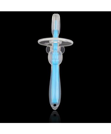 Silicone Bebe Brosse a Dents Brosse De Nettoyage de Dents Enfants Bleu - Buy Online on SooperMarket.com
