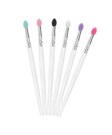 MUSISALY 6pcs Eye Shadow Brush Makeup Tools Sponge Eyeshadow Applicator Dual Sided Eyeshadow Brush