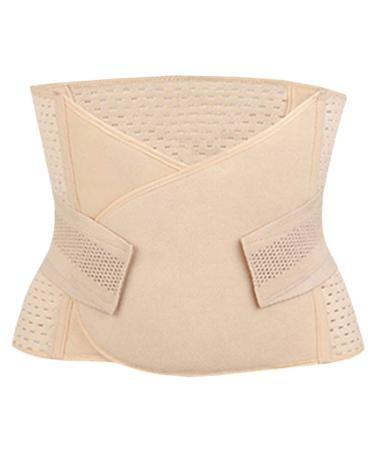 HEALLILY Postpartum Belly Wrap Women C Section Girdle Belt Post Partum Support After Birth Recovery Band Waist Pelvis Shapewear Khaki